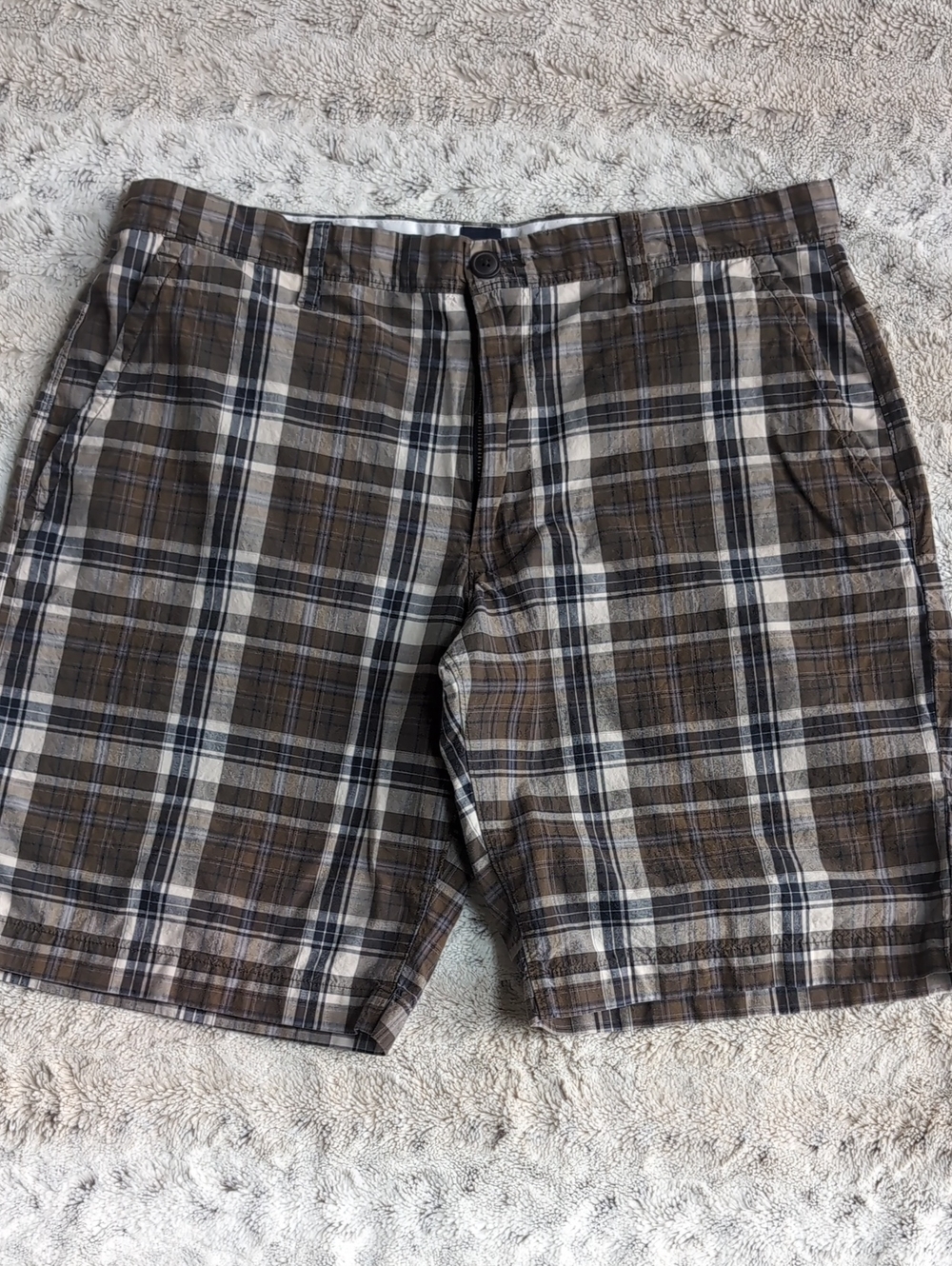 Gap Retro Plaid Cotton Shorts